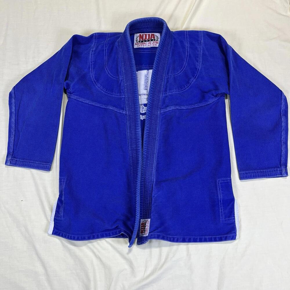 Hydrogen GI A3 NJJA National Jiu Jitsu BJJ MMA Blue Uniform Top Only No Belt